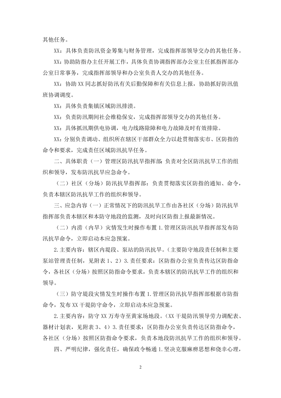 XX管理区防汛抗旱应急预案.docx_第2页