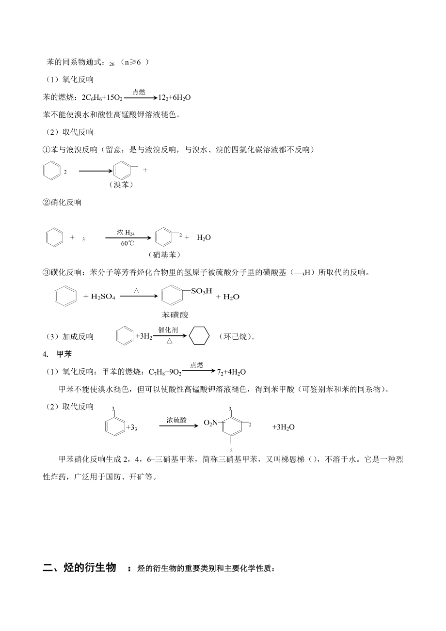 鲁科版必修二有机化学基础知识点总结1.docx_第2页