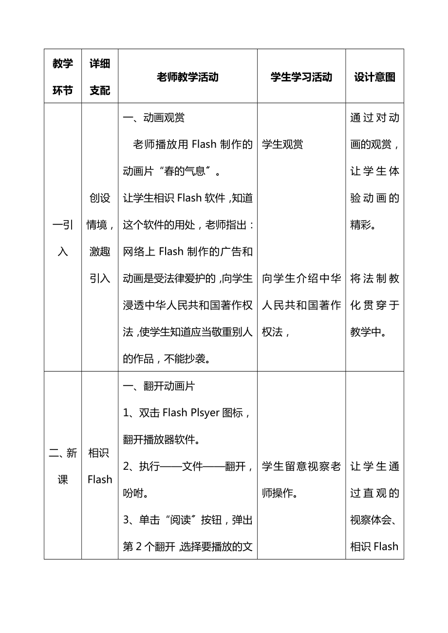 清华版信息技术小学五年级上册教案全册.docx_第2页