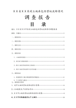 农村土地承包经营权流转情况调查报告.doc