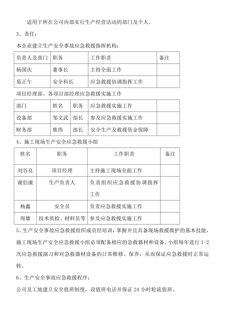 危险性较大分部分项工程与施工现场易发生重大事故部位环节预防监控措施与预案.doc_第2页