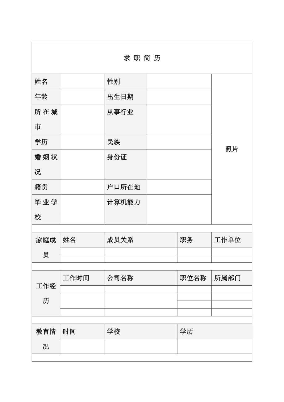 O-推荐-优秀精美简历模板集合(四处收集认真挑选精心整理吐血.docx_第2页