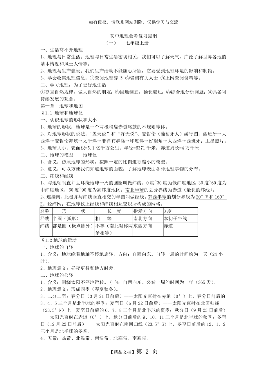 初二地理生物结业考复习资料.doc_第2页