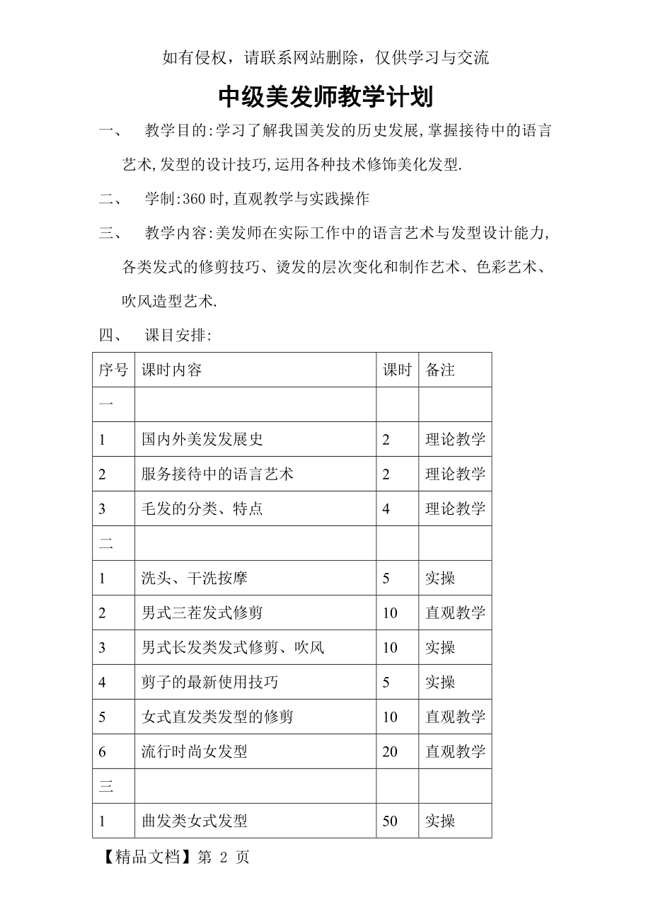 中级美发师教学计划.doc_第2页