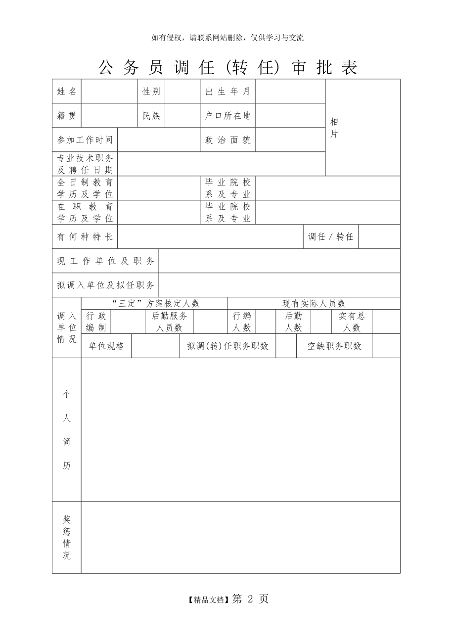 公务员调任(转任)审批表.doc_第2页