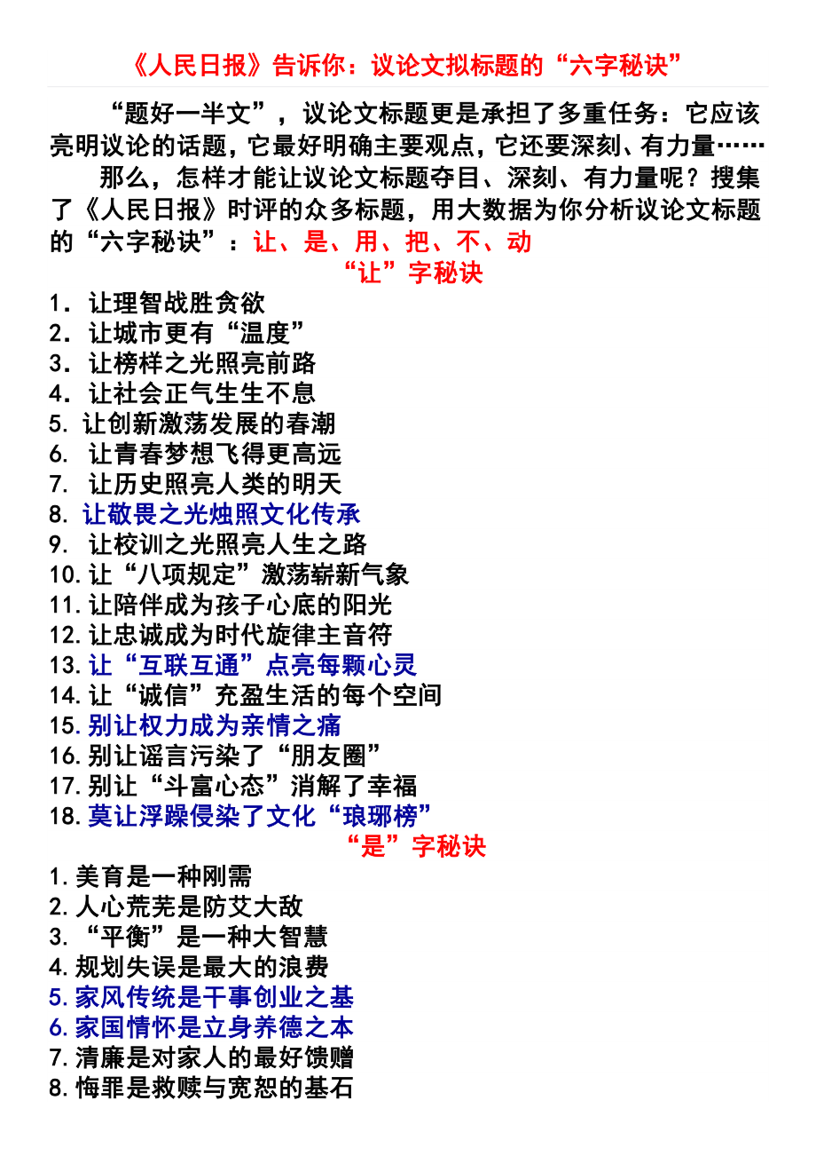 人民日报告诉你议论文拟标题的六字秘诀.doc_第1页