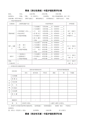 个病种中医护理方案评价表.doc