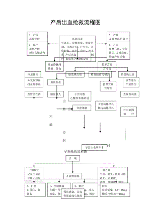 产后出血子痫羊水栓塞抢救流程图.doc