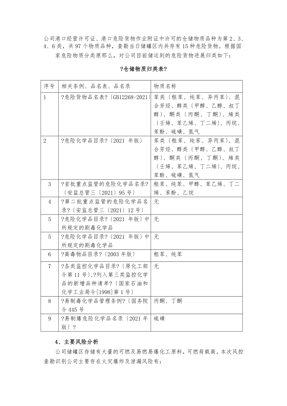 危险品仓储企业风险评估报告概要.doc_第2页