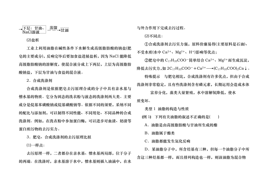 选修5有机化学基础-第四章-常考知识点强化总结.docx_第2页