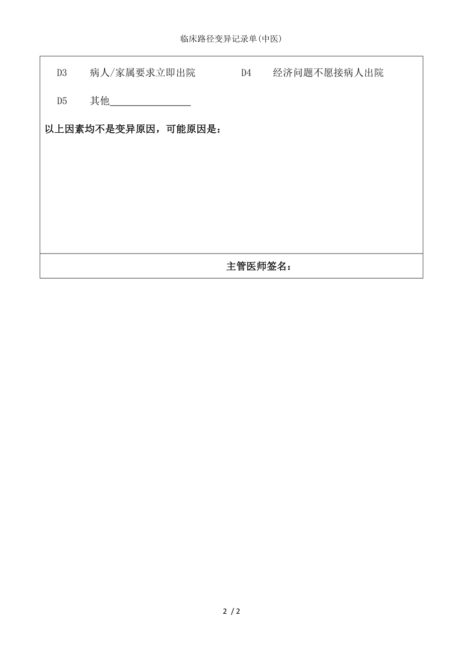 临床路径变异记录单中医.docx_第2页