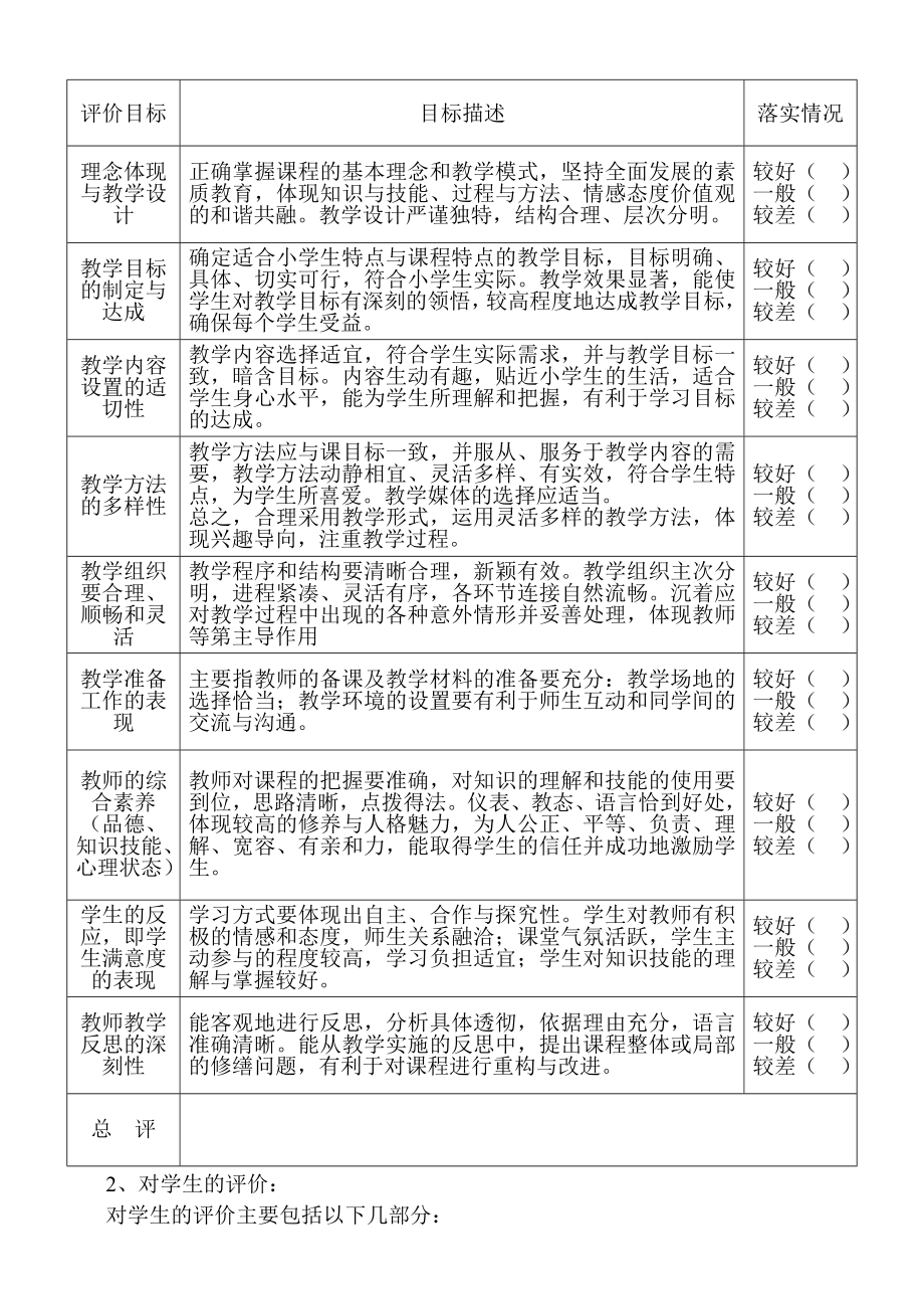 地方课程、校本课程评价方案.doc_第2页