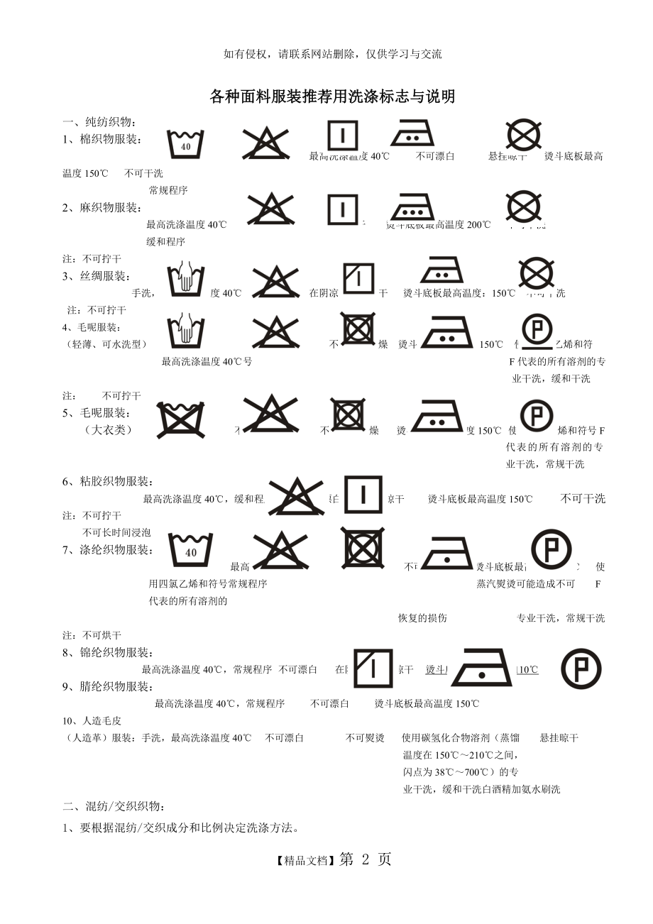 各种面料服装推荐用洗涤标志与说明.doc_第2页