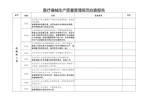 医疗器械生产质量管理规范内审检查表.docx