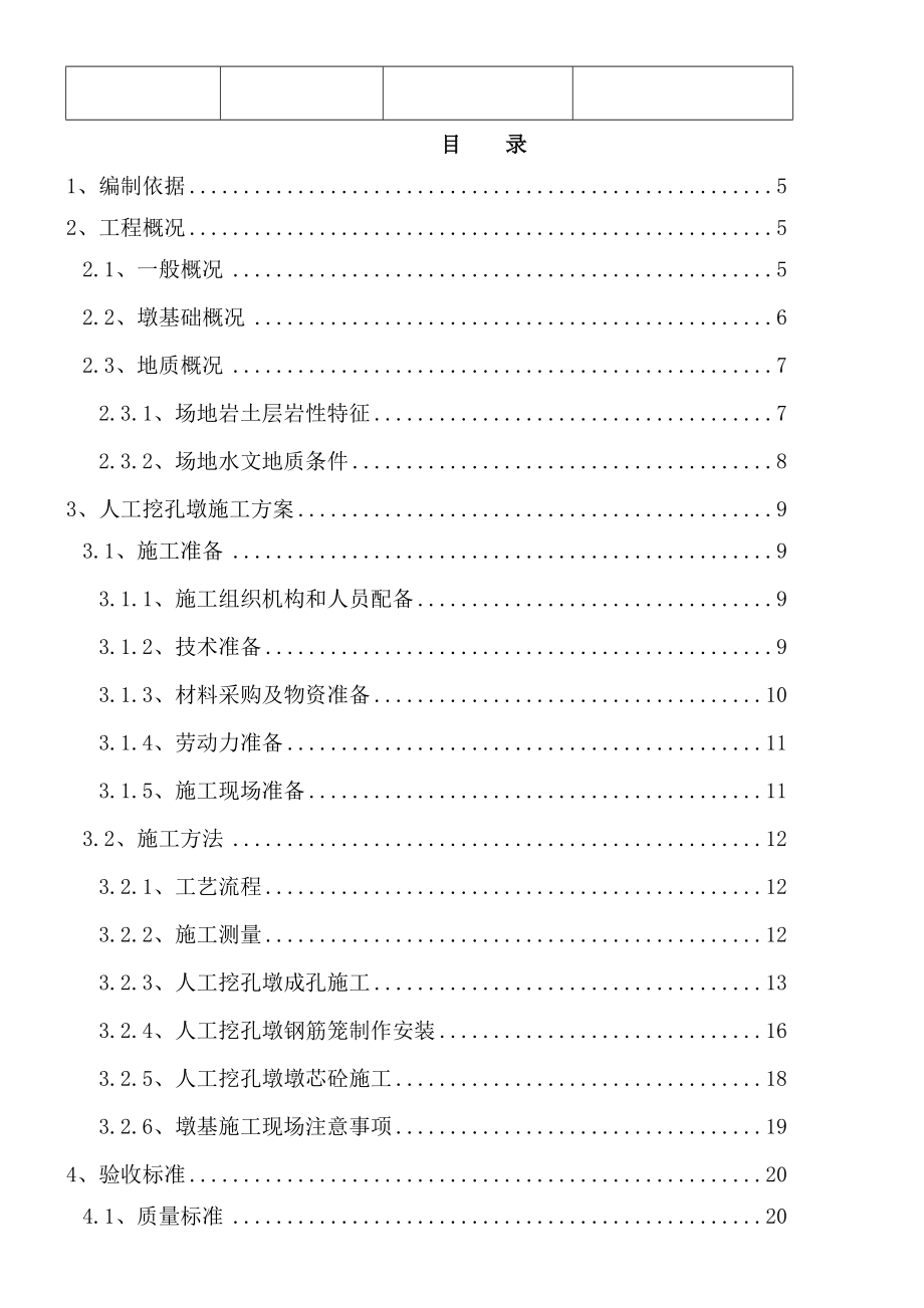 人工挖孔墩施工与安全方案通用版本.docx_第2页