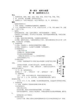 【精编版】高考地理一轮复习专题：文科世界地理部分知识纲要.docx