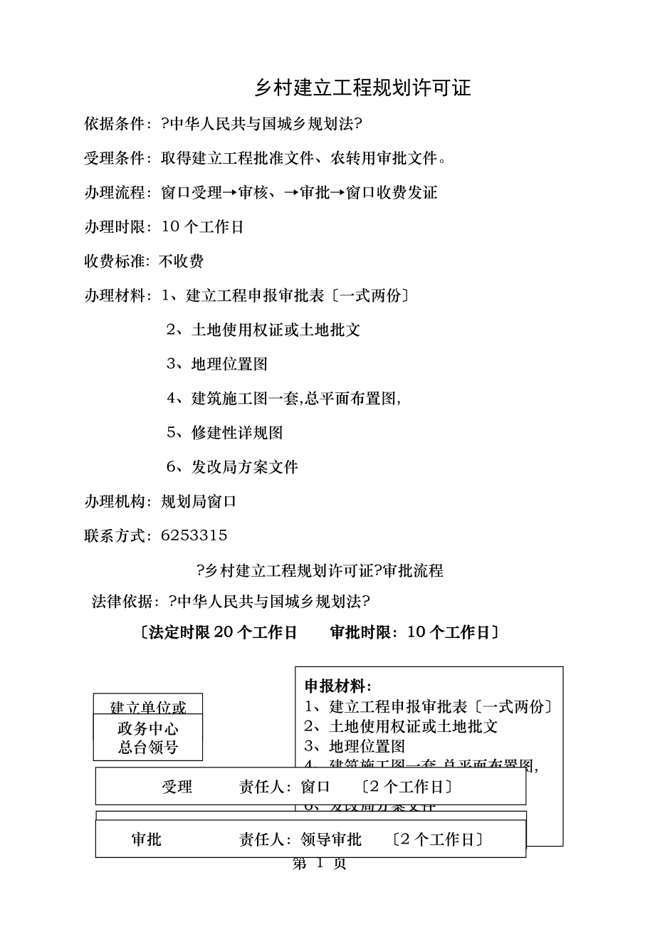 乡村建设工程规划许可证.doc_第1页