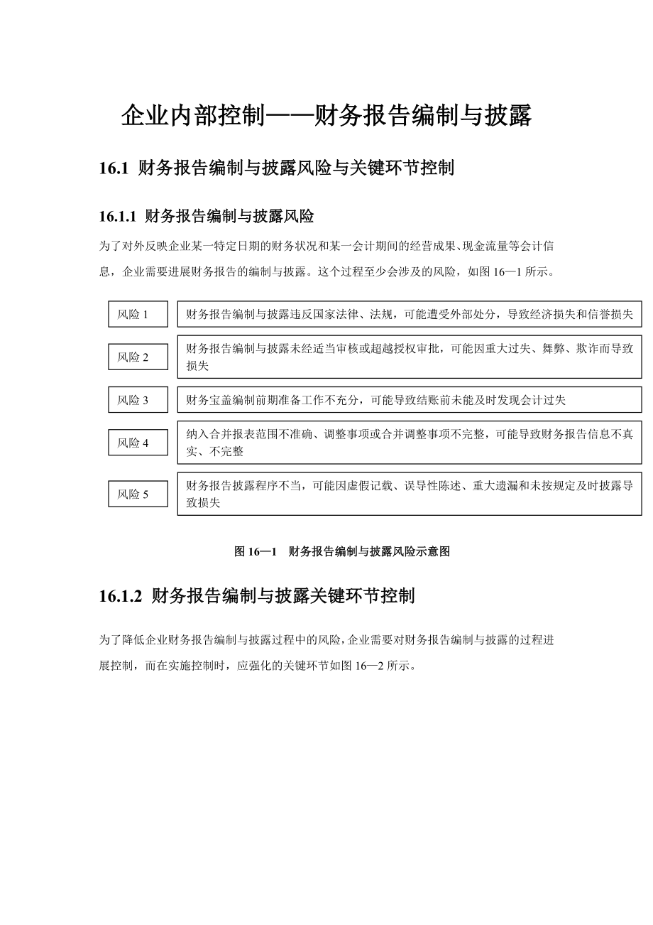 企业内控流程之财务报告编制与披露.doc_第1页