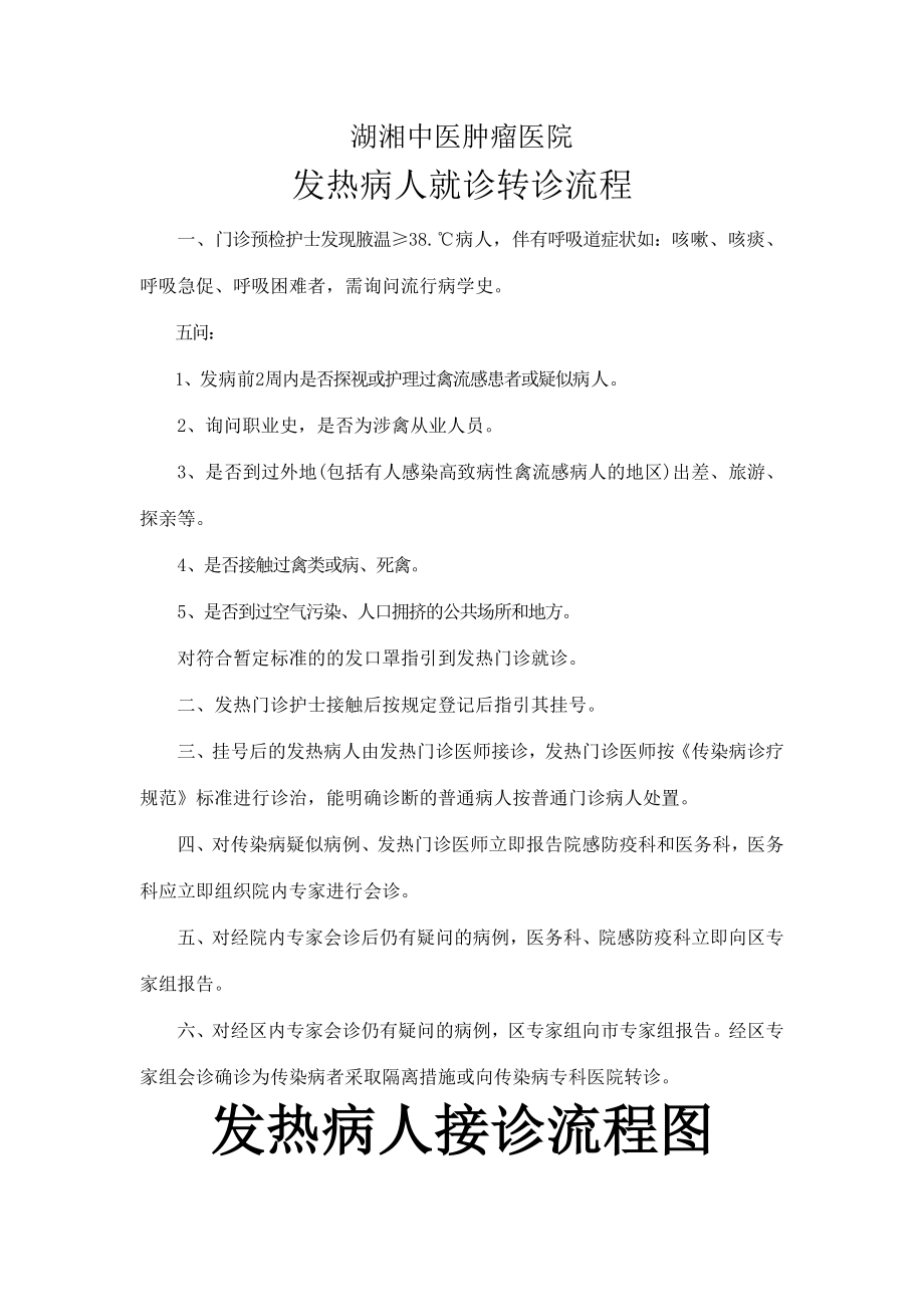 发热病人就诊流程图10957.doc_第1页