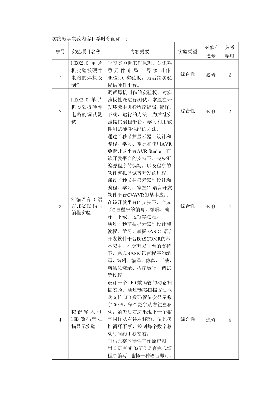 单片机实验教学方案.doc_第2页