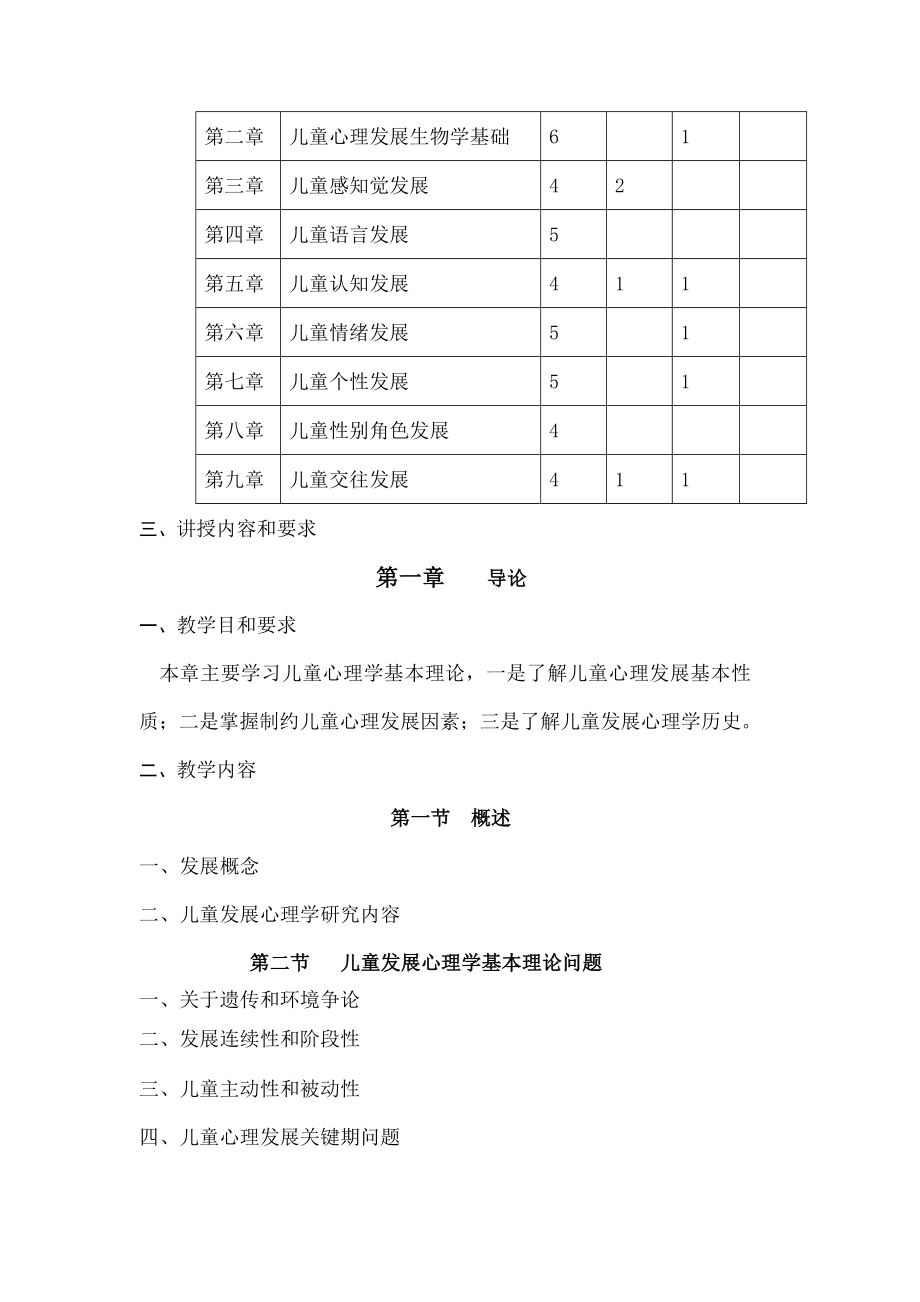 儿童发展心理学课程教学大纲.docx_第2页