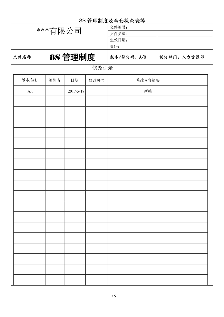 S管理制度及全套检查表等.docx_第1页