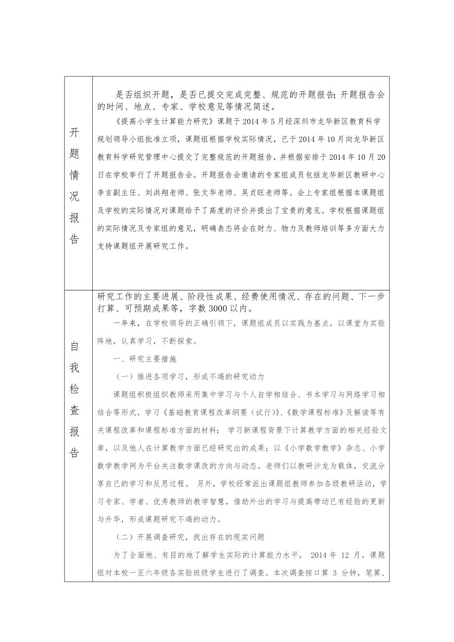 《提高小学生计算能力研究》中期检查表.doc_第2页