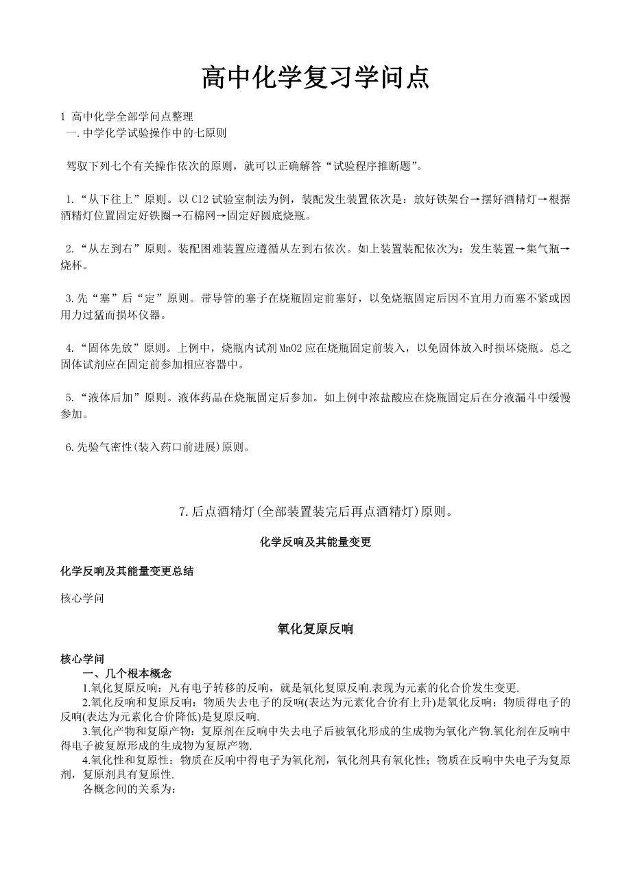 苏教版高中化学全部知识点1.docx_第1页