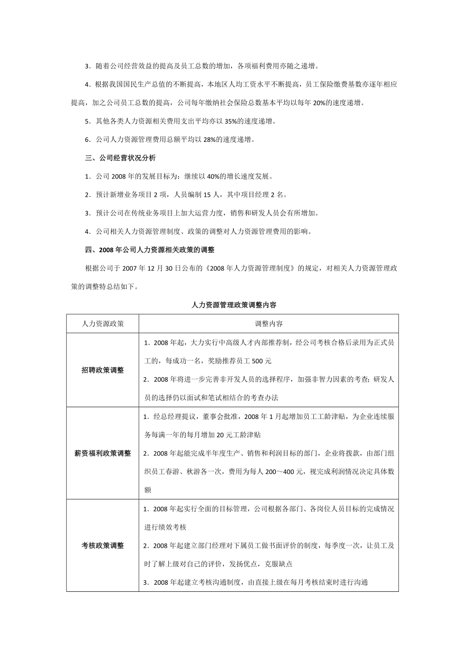 人力资源部年度费用预算方案(1).docx_第2页