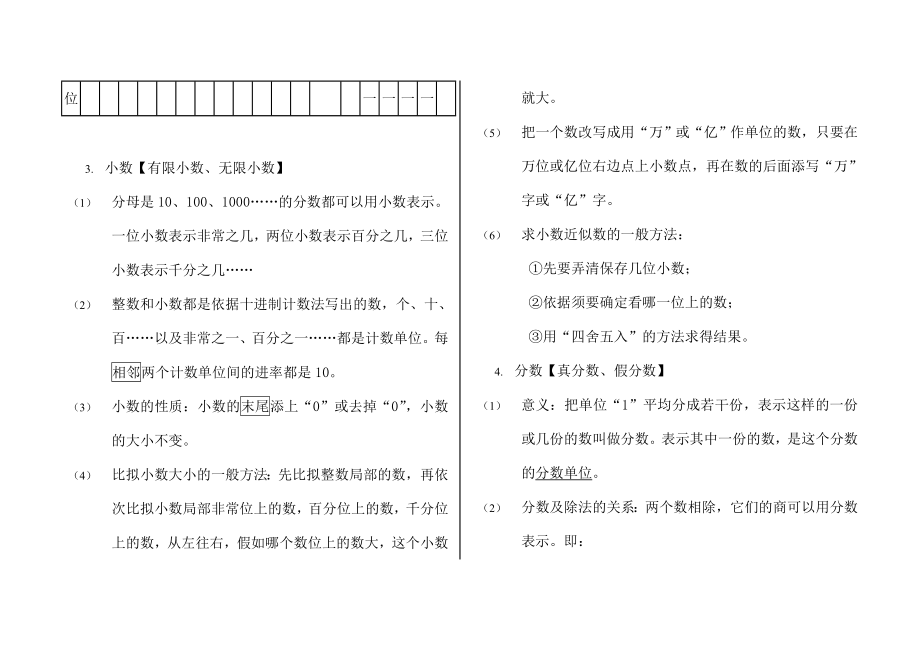 苏教版小学数学总复习基础知识点汇总1.docx_第2页