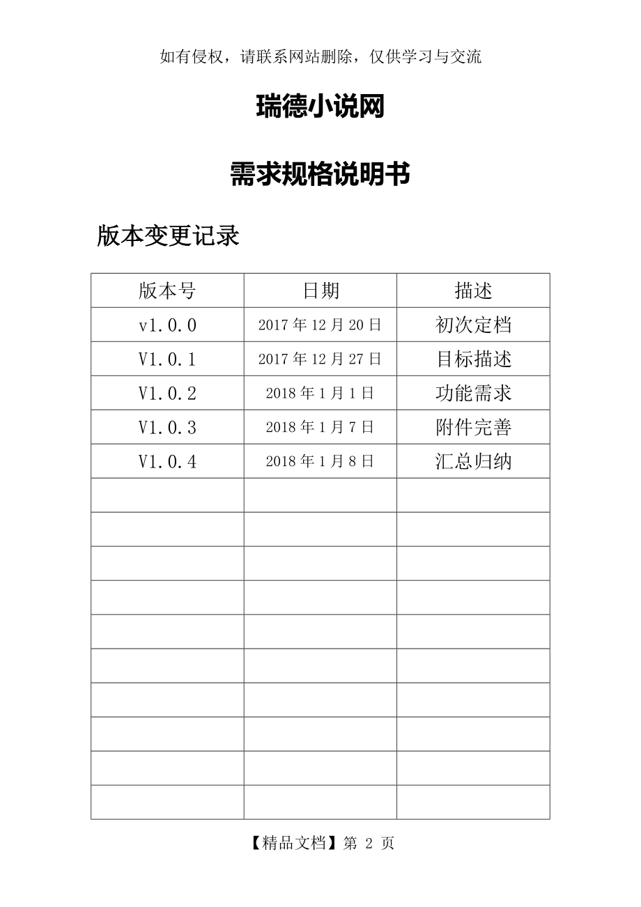 需求规格说明书SRS模板.doc_第2页