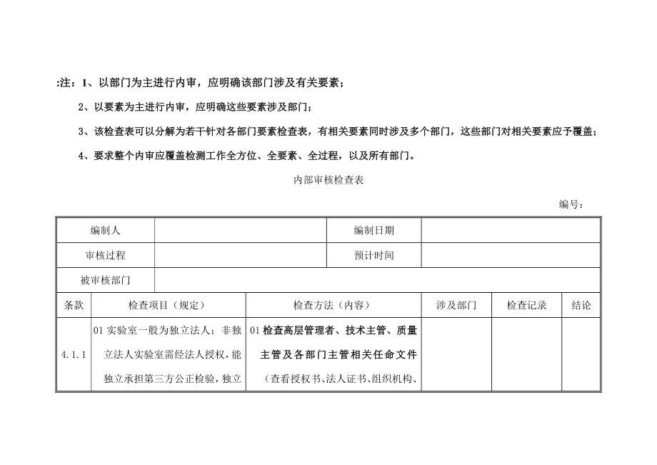 内审检查表新准则.docx_第1页