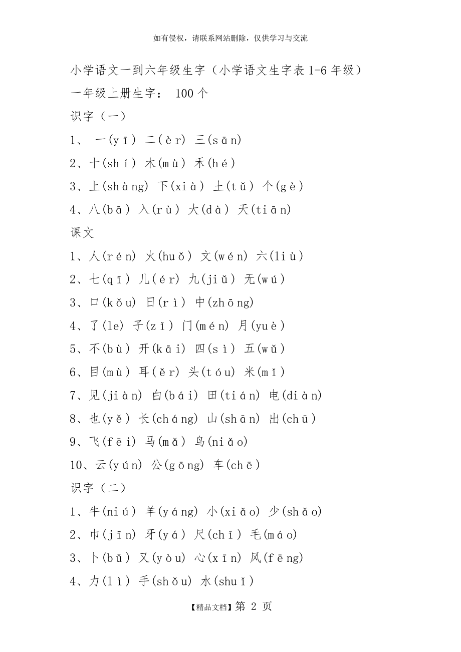 小学语文一到六年级生字 (带拼音).doc_第2页