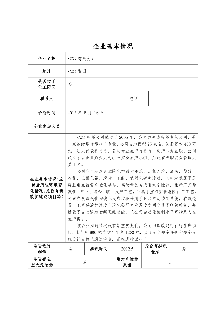 重大危险源诊断报告.docx_第1页