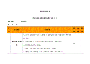 房地产质量检查评分表.docx