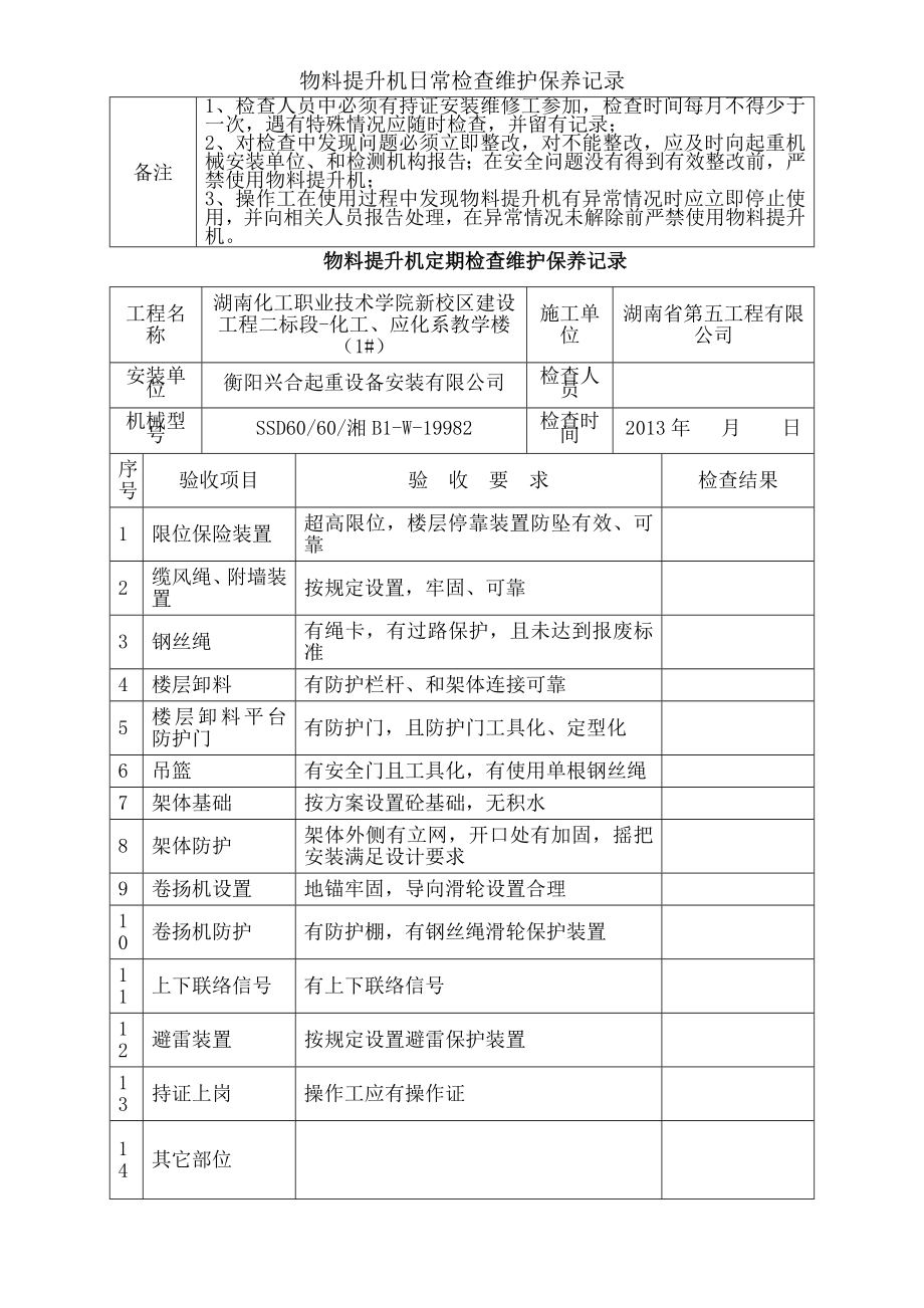 物料提升机日常检查维护保养记录002.docx_第2页