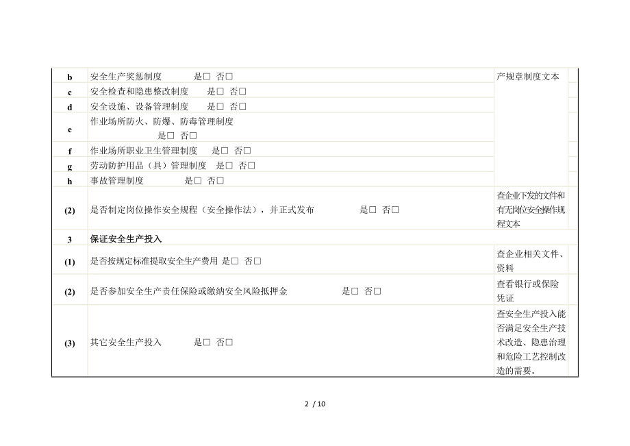 安全生产现场检查表.docx_第2页