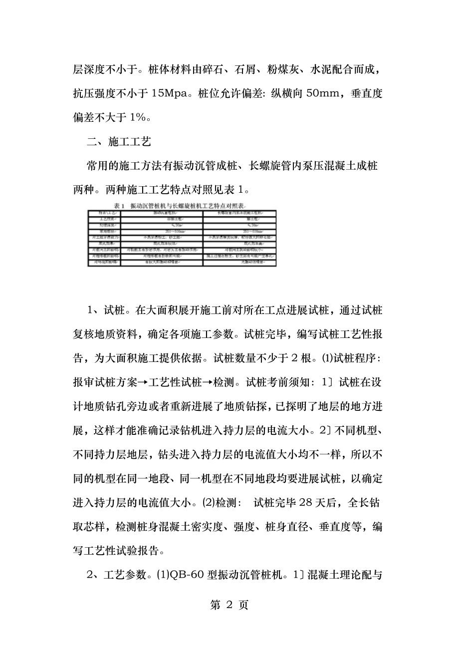 客运专线软基处理CFG桩施工技术总结.doc_第2页