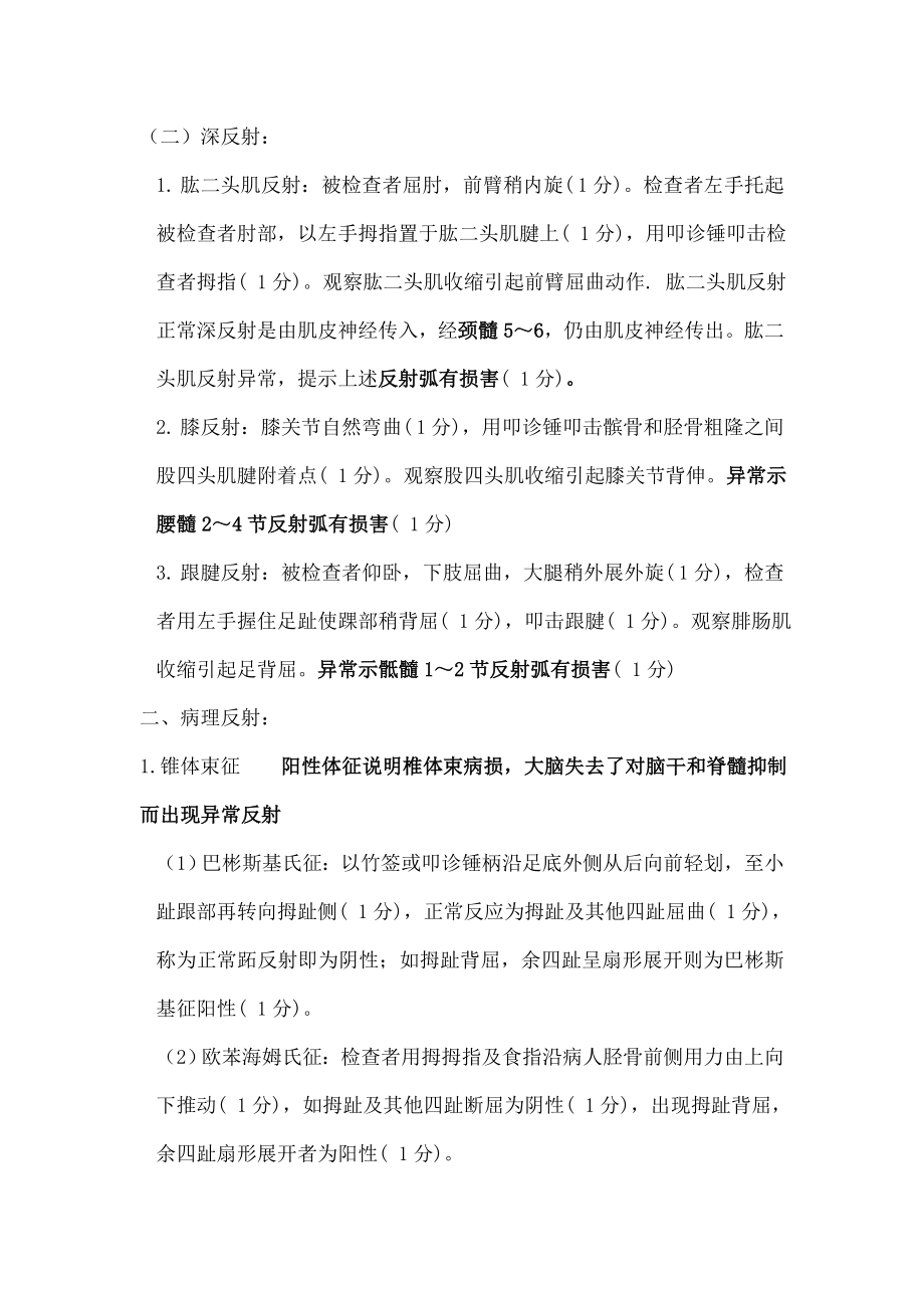 骨科常见特殊检查考核评分表.docx_第2页