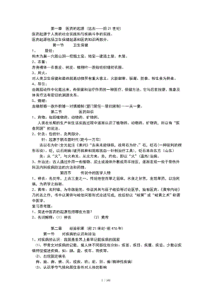 医学史复习提纲.docx