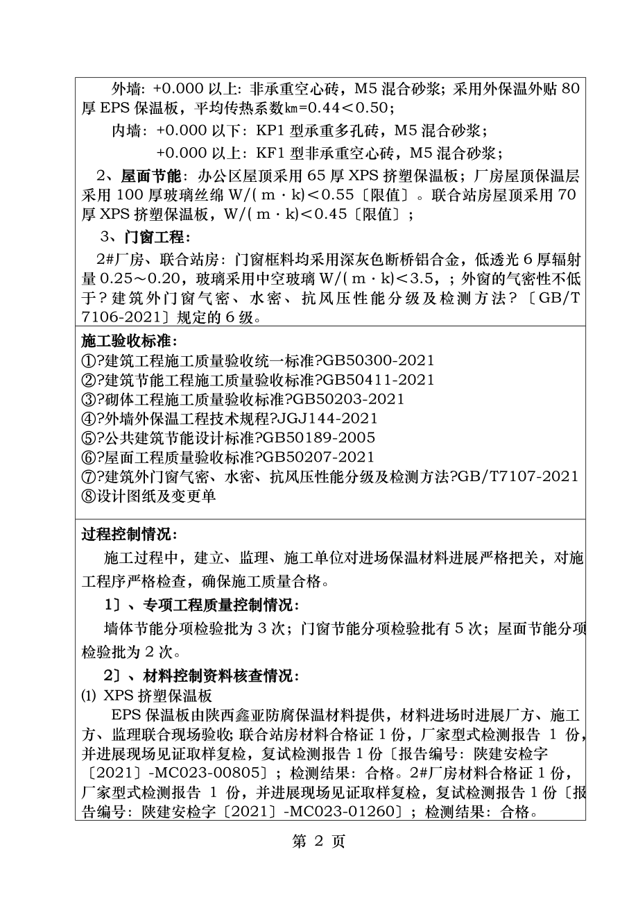 建设单位建筑节能分部工程竣工验收报告.doc_第2页