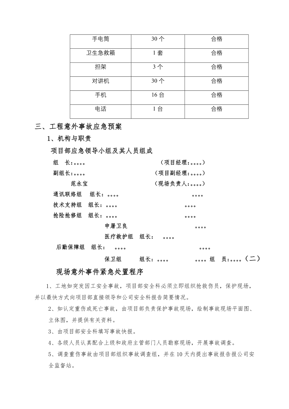 安全、卫生、危险品、火灾等方面的应急预案.doc_第2页