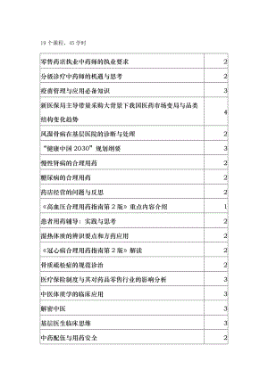 执业药师继续教育答案学时学分.docx