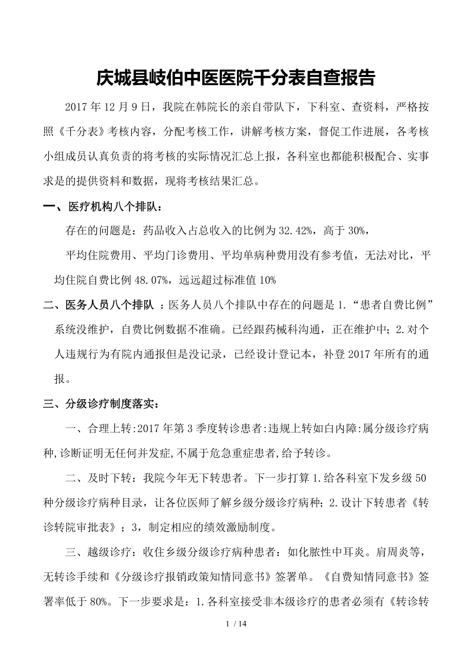 千分表自查考核汇总.docx_第1页