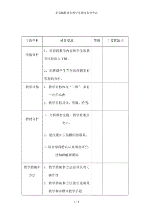 北宿镇教研室教学常规业务检查表.docx