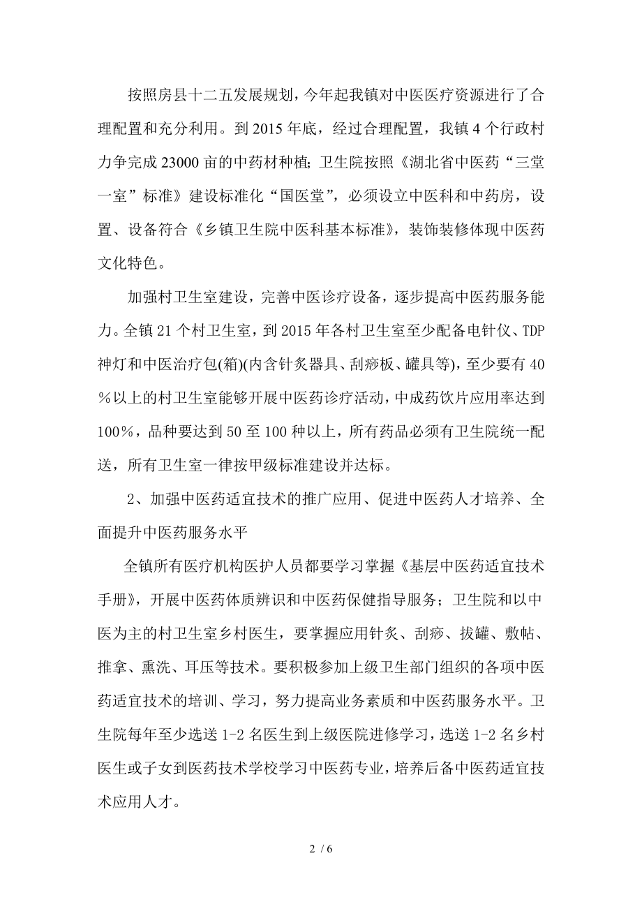 军店镇中医药发展规划.docx_第2页