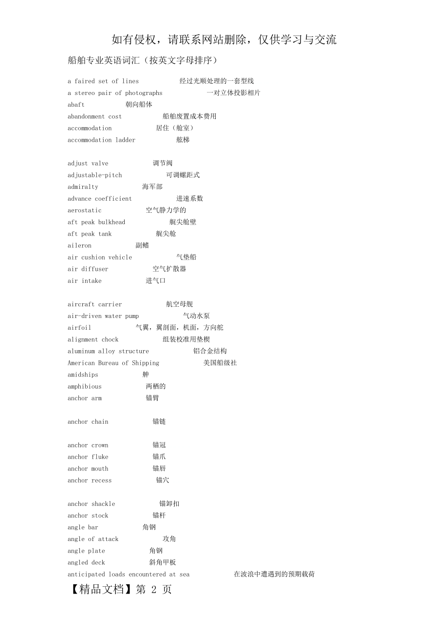 船舶专业英语词汇.doc_第2页