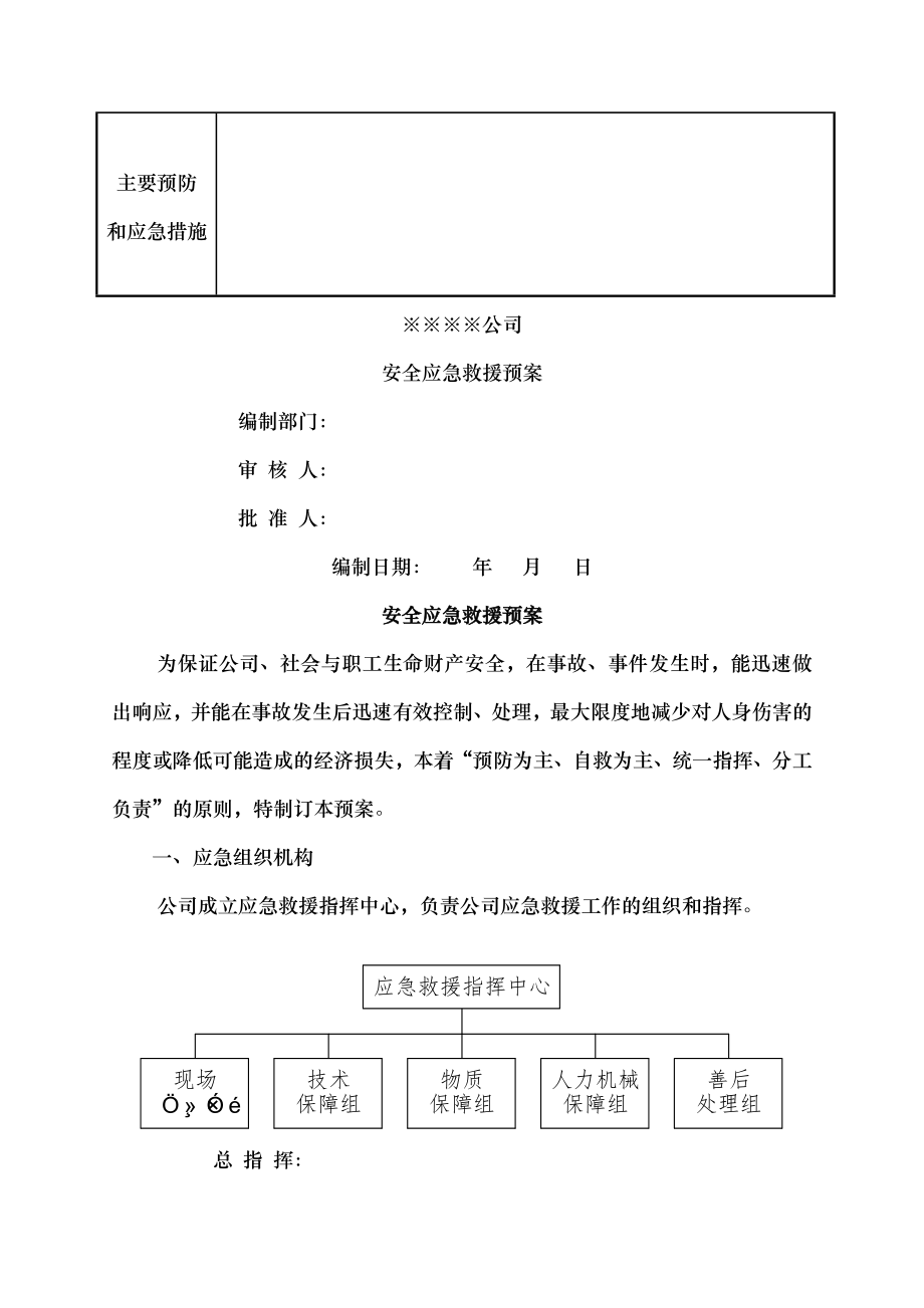 安全生产管理台帐卷六危险源和事故应急预案管理.doc_第2页