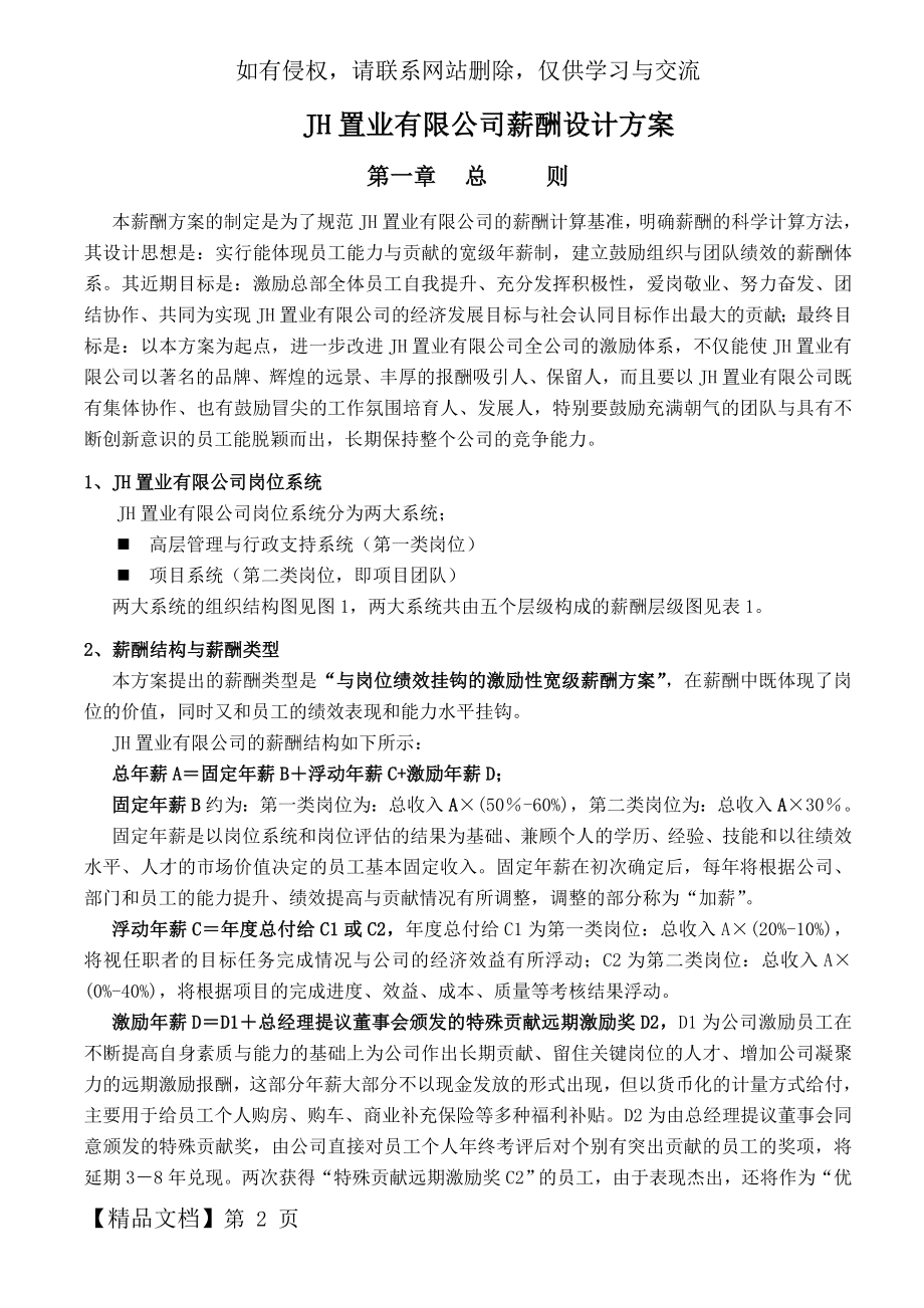 某房产公司的薪酬设计方案.doc_第2页