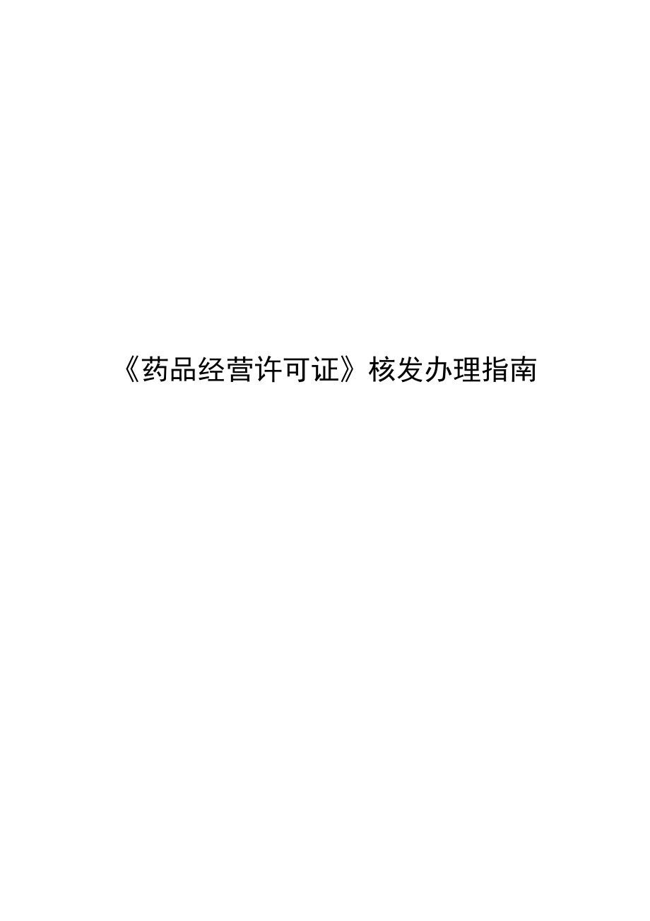 药品经营许可证核发办理指南.docx_第1页